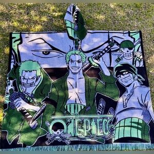 One piece  Alpaca Wool blend poncho, hooded, unisex, zorro poncho